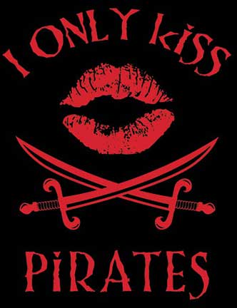 I Only Kiss Pirates Large Art